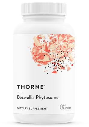 THORNE - Boswellia Phytosome - Supports a Healthy Inflammatory Response in the Brain, Lungs, GI Tract, Muscles, Joints & Tendons* - Third-Party Certified - Gluten, Dairy & Soy-Free - 60 Capsules