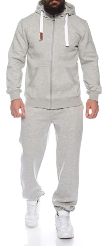 Finchman Finchsuit 1 Herren Jogging Anzug Trainingsanzug Sportanzug FMJS135, Gray, L