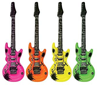 Stylex Party Inflatable Blow up Guitar - 55 cm