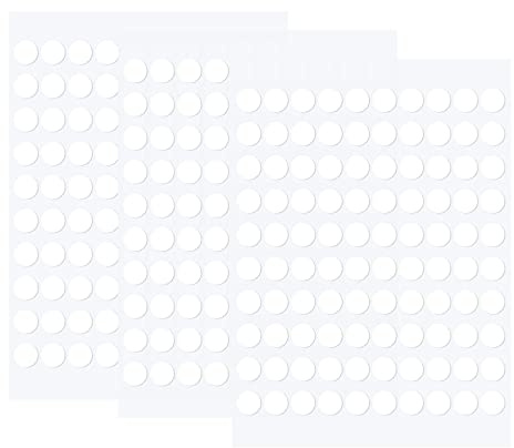 LuenHego Glue Point Dots 300 Pieces 6mm Double Sided Sticky Dots Clear Removable Sticky Pads Traceless Adhesive Dots for Crafting Festival Party Decoration