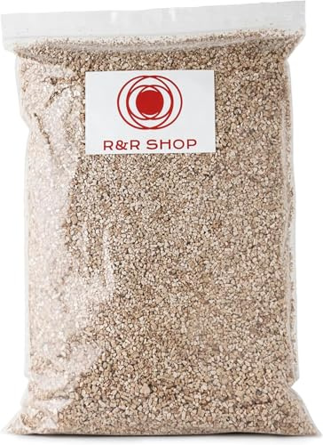 R&R SHOP – Fin expanderad vermikulit, neutral PH idealisk för grobarhet, tillväxt av växter, svamp och terraridjur (12 L)