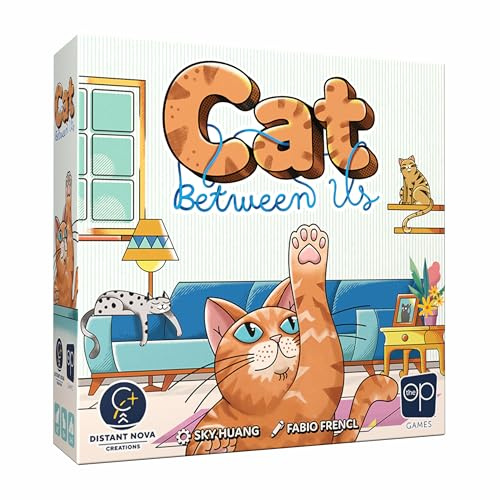 Cat Between Us, A Quirky Fun Strategic Card Game of Attracting a Playful Cat with Toys, Easy to Learn, Unexpected Deep Strategy, Quick Play for 2–6 Players, Purr-FECT Gift for Animal Lovers & Gamers