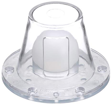 Seachoice Self-Bailing Scupper, Large, Clear, Fits 1.5-3 In. Openings