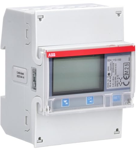 ABB B24 112-100 6 Amp kilowatt hour meter, RS-485 communication (2CMA100178R1000)