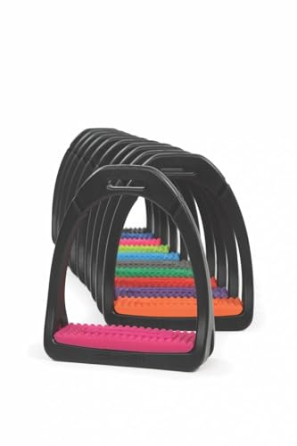Shires Compositi Premium Stirrups, Orange - Orange