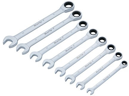 Blue Spot Tools 4310 B/SPOT 8 - 19 mm Ratchet Spanners (8-Piece)