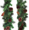 Ghirlande Natale Porta - Festoni Natalizi per Porte da 180 cm con 12 Pigne del Colorado - Ghirlanda Natalizia Camino, Ghirlanda Natalizia Scale e Ghirlanda di Natale per Porta per Interno ed Esterno