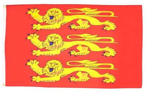 AZ FLAG - Drapeau Haute-Normandie - 90x60 cm - Drapeau Haut-Normand - France 100% Polyester Avec Oeillets Métalliques Intégrés - Pavillon 50 g