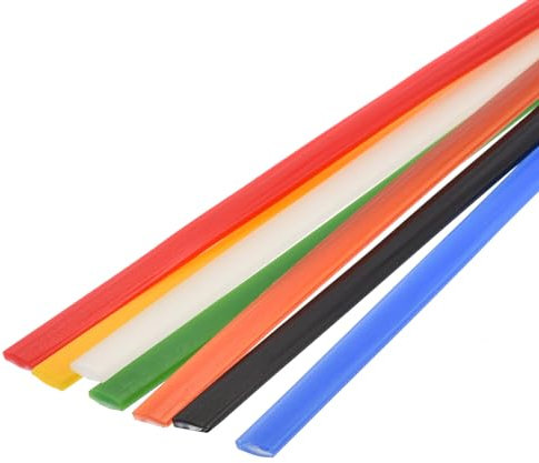 sourcing map 7pcs 10 Inch Plastic Welding Rods HDPE Welding Strips Welder Rods for Plastic Welder,Car Bumper, Kayak Repair