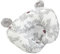 Babykissen Plagiozephalie Cotton,Neugeborenenkisse,Baby-Kissen für den Kopf,Atmungsaktives,hilft EIN Plattkopfsyndrom vorzubeugen und zu behandeln,Nackenstütze für Kinderwagen (Grey, 22x28cm)