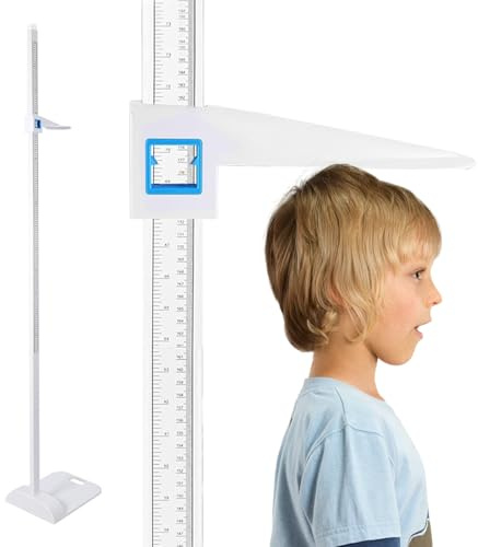 Höjdmätstång, 20–210 cm, höjdmätare, bärbar höjdmätstång med två skallinjer höjdmätning för vuxna, barn