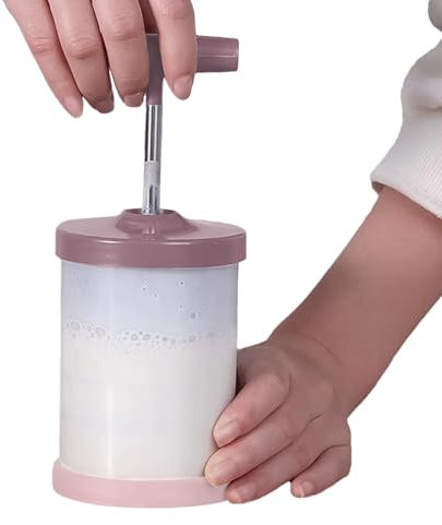 Gourmet Cream Maker – Manual Cream Whipper with Comfort Grip, Stainless Steel Dispenser | Baking Accessories for Kitchen, Handheld Whipped Tool for Salad, Dessert Toppings and More