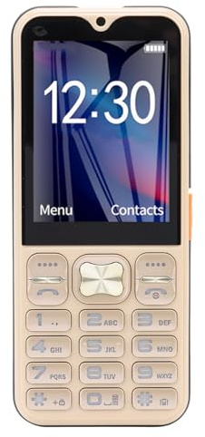 Plyisty 2G Entsperrtes Handy mit HD -Bildschirm Taschenlampe 3600MAH Basic Mobiltelefon mit 3 SIM -Karte FM T798, Unterstützt 3 SIM -Karten, High Definition -Rückfahrkamera (Yellow)