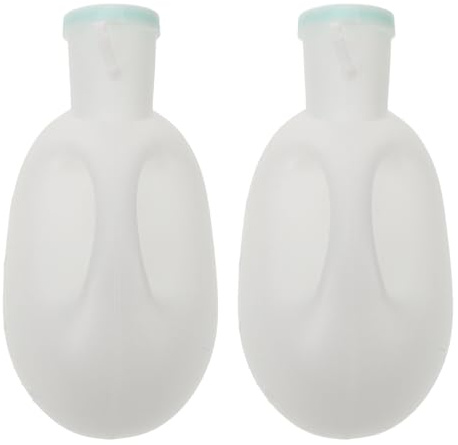 DECORNIJIA 2 Urinarios Portátiles Para Hombre Botella Urinaria A Prueba De Derrames Urinario De Emergencia Para Exteriores Masculino Contenedor De Orina Portátil Para