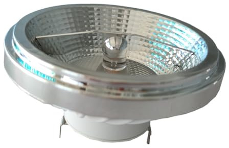 Uxsjakjsd LED AR111 G53 Cálido de 18 W, Regulable, 85-265 V, Lámpara de Techo Empotrada AR111 QR111