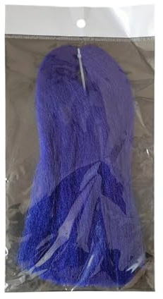 Sehuby Juego de señuelos de pesca con mosca de fibra de carbono, materiales artificiales para agua dulce y salada, material de atado