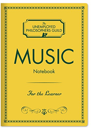 The Unemployed Philosophers Guild Large Notebook Parent (Music)