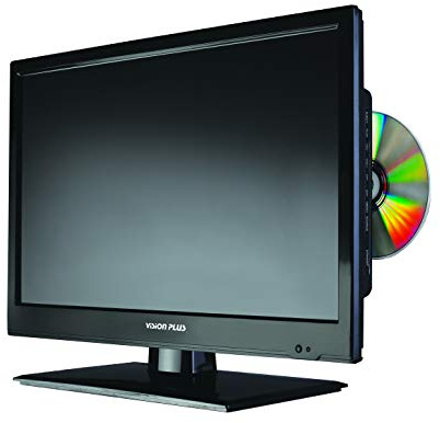 Vision Plus VP19TS 18.5 12v or 24v Caravan HD Television DVD Player Freeview Freesat USB Record