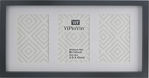 3-6x4'‘ Black Multi Photo Frames,College Photo Frames 3-4x6’' Family Picture Frames,College Photo Frame Multi Photo 4x6''Frames,Suitable for Wall Hanging