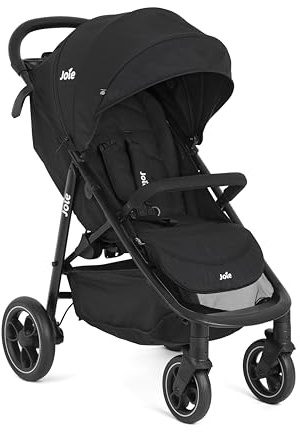 Poussette Joie. Modèle Buggy & Sportwagen Litetrax bis 22 kg belastbar mit Schieber-Ablagefach & Regenschutz - Shale