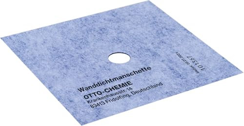 10 x OTTOFLEX Wanddichtmanschette 15 x 15 cm zur Abdichtung im Wandbereich an Rohrdurchführungen