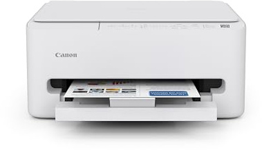 Canon PIXMA TS4320 Wireless Color Inkjet Printer for Duplex Printing, White – Home Printer with Copier/Scanner, Compact Design, Easy Setup, 1 Year Limited Warranty