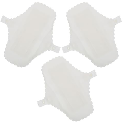 MOTHNUR 3Pezzi Assorbenti di Cotone Riutilizzabili per Donna Panno Mestruale Lavabile Fodera per Slip e Bottoni Forte Assorbenza e Comfort per Uso Quotidiano