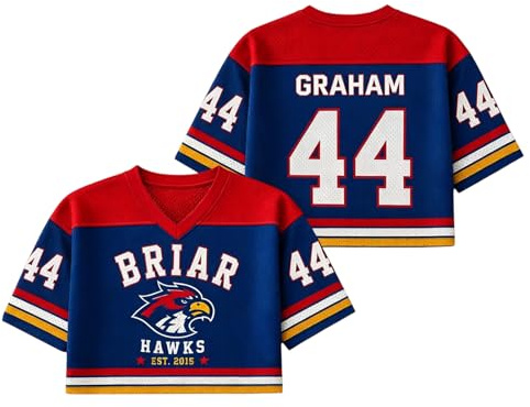 Umiquansome Off Campus Merch Hockey Jersey Shirt, Di Laurentis 66 / Graham 44 / Logan 22 / Tucker 46 Jersey for Women/Men Unisex Short Sleeve V Neck Sport Ice Hockey Inspired Shirts for Fans B02 S