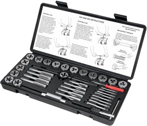 Performance Tool W4001DB 40-Piece SAE Tap and Die Set