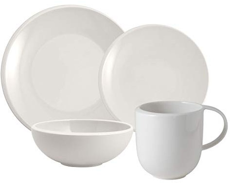Villeroy & Boch New Moon Gedeck weiß 4-teilig