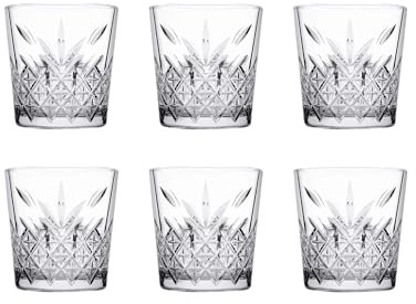 Pasabahce 6 x timeless glas set vattenglas konisk stapelbar 34,5 cl