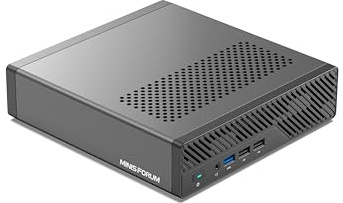 MINISFORUM MS-01 Mini PC Barebone with Intel Core i9-13900H,vPro Enterprise Support,2x10Gbps SFP+LAN/2x2.5G RJ45/2xUSB4/HDMI/16xPCIe 4.0/M.2 NVMe SSD/U.2 NVMe SSD,Mini Computer(No OS/RAM/SSD)