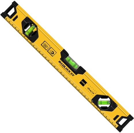 DAJASD Livella a bolla d'aria in lega di alluminio, 400 mm, con base magnetica e 3 bolle da 45°, 90°, 180°, strumento di livellamento magnetico per decorazione, arredamento per la casa
