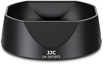 JJC Square Bayonet Lens Hood for Fujifilm Fujinon XF23mm f/2 R WR, XF35mm f/2 R WR, XC35mm f/2, Sun Shade Fits 43mm Filter & Original Lens Cap, Replaces Fujifilm LH-XF35-2 Lens Hood Shade