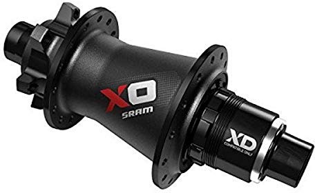 Sram MTB X0 HR-Nabe schwarz/Rot 1.2 cm