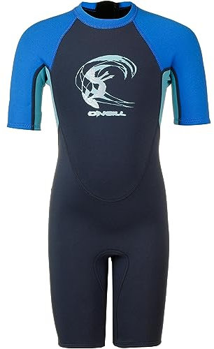 O'Neill Wetsuits Kinder Reactor Wetsuit, Slate/Sky/Ocean, 6