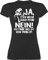 Shirt Damen - Pferde - Ja, ich rieche nach Pferd - Nein! Ich finde das ist kein Problem - weiß - XXL - Schwarz - reitklamotten pferdeliebhaber Tshirt pferdeshirts reiten t-Shirt reitbekleidung