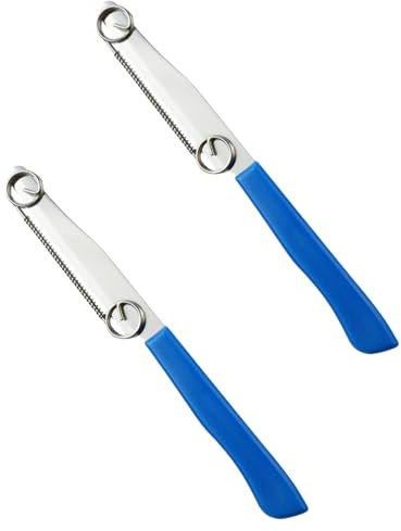 Coltello Per Affettare Rapido 2 Pezzi, Coltello Per Frutta A Coda Di Rondine, Coltello Per Sbucciare Frutta Multifunzionale 3 In 1 Con Coltello Per Affettare Regolabile In Acciaio Inossidabile Per