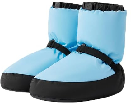 KAISUN Stivale Balletto, Warm Up Bootie, Scarpe da Ballo Donna, Dance Stivali Ballo Caldo Stivali Invernali Scarpe Allenamento Riscaldano(Blau,S(36-38))