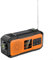 Digital FM Radio, 4500MAh Solar Powered Radio With Bright LED Light And Portable Charging For Camping And Hiking Trips(orange)