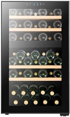 CLIMADIFF Cave à vin de service CEPAGE52DZF – 52 bouteilles