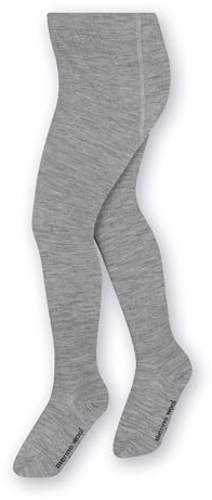 STEVEN Children’s Merino Wool Tights 308 DEN – Breathable, Thermoregulating & Odour‑Resistant – Size 68-74 – Gris