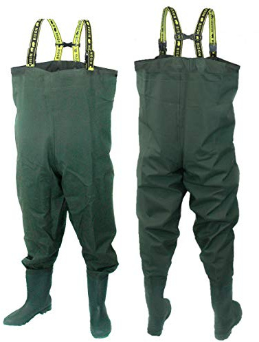 Bison HEAVY DUTY PVC/NYLON CHEST WADERS SIZE 7