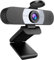 eMeet Webcam 1080P- Webcam C960 Full HD avec Double Microphone, Paramètres réglables, Grand Angle 90 ° avec Correction Automatique, Plug & Play, caméra de Streaming pour Linux, Win10, Mac, Youtube
