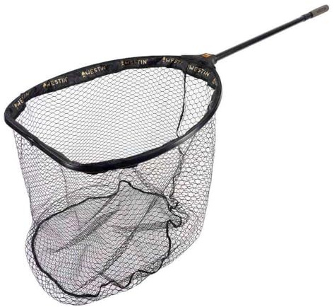 Westin W3 C&R Foldable Landing Net 60x70x65cm - Raubfischkescher, Hechtkescher, Unterfangkescher, Angelkescher, Kescher