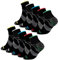 Belloxis 10 Paar Kompressionssocken Damen Kompressionssocken Herren Compression Socks Laufsocken Damen 39-42 Compression Socks Plantarfasziitis Socken Stützstrümpfe Sportknöchelsocken