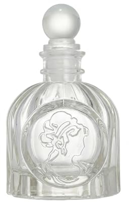 Flacon diffuseur de parfum vide en verre avec couvercle pour aromathérapie, accessoires de parfum pour décoration d'intérieur (bâtonnets non inclus)