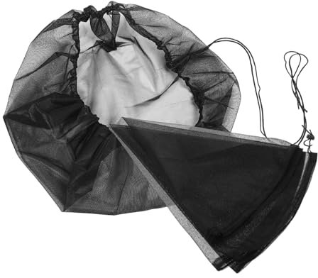 NULYLU Rete per Barile di Pioggia 95 Cm Copertura in Rete con Coulisse Protezione per Secchio di Raccolta Acqua Piovana Schermo Filtrante Tiene Fuori Detriti