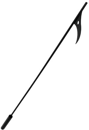 Mikinona Attizzatoio per Acciaio Resistente Ergonomico Antiscivolo Utensile per Barbecue e Accessorio