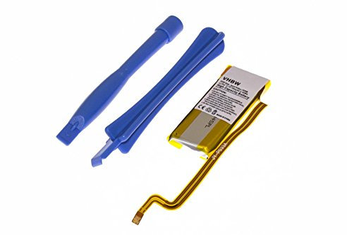 vhbw Batería Compatible con Apple iPod Video 30GB, iPod Classic 80GB, Classic 6th Gen MB147TA/A 80GB80GB Reproductor de música MP3 (450 mAh, 3,7 V, Li-Poli)